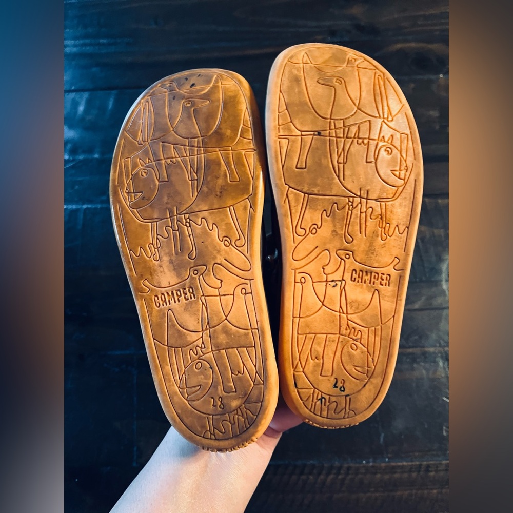 Camper Tan Kids Sandals 10.5 - Picture 7 of 10